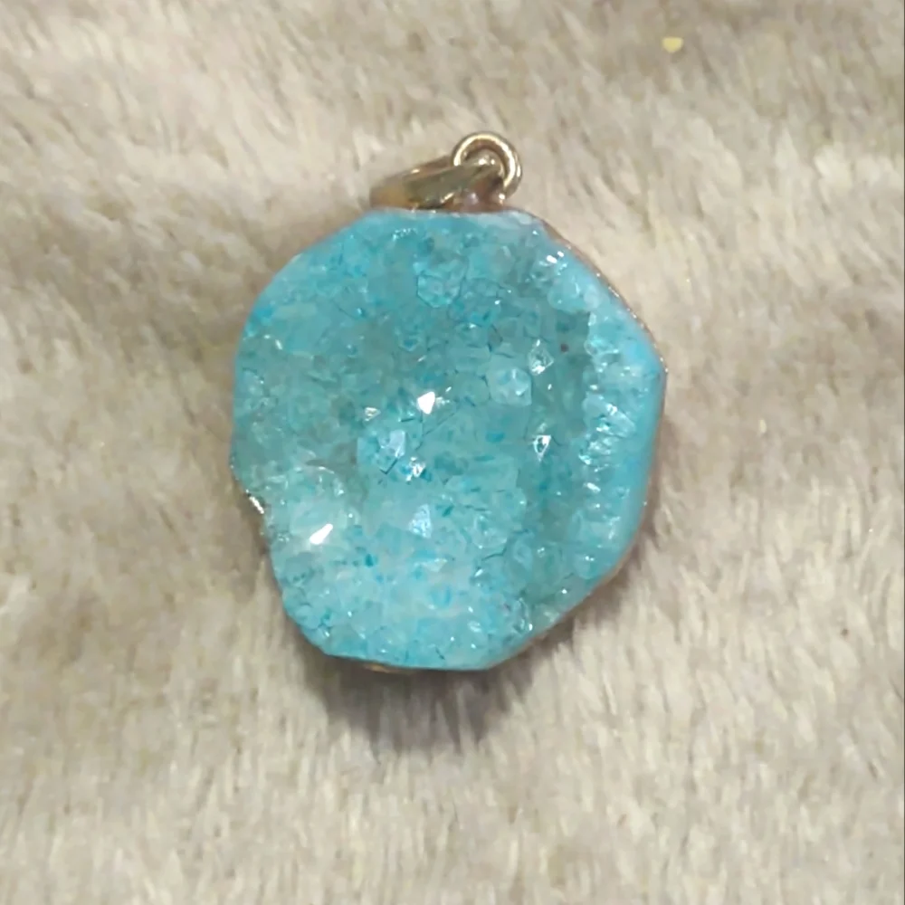 Geode pendant - Picture 1 of 2